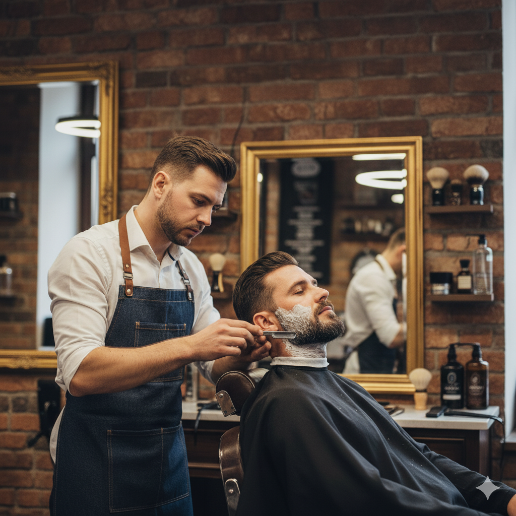 Úprava vousů a holení